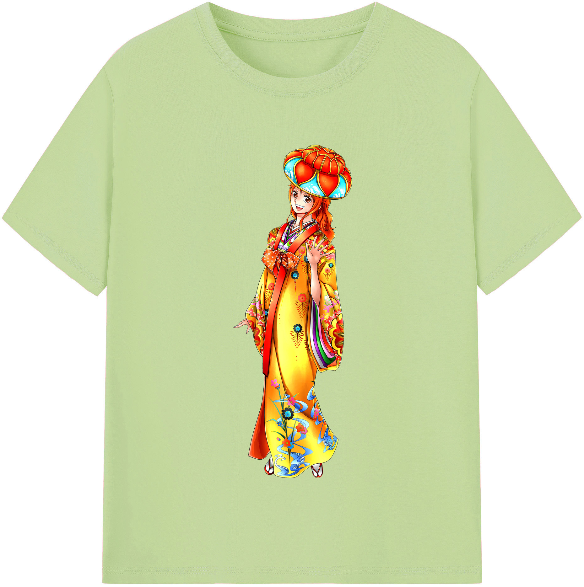 ワンピース ナミ ONE PIECE Nami 綿100％半袖Tシャツ（フロントプリント）
